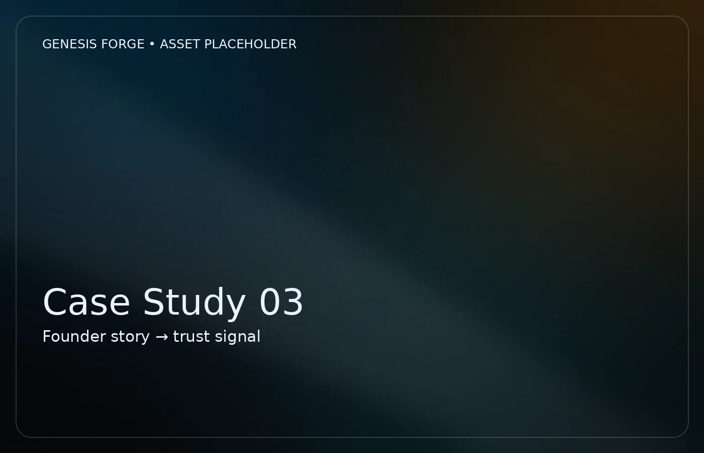 Case study 03 placeholder