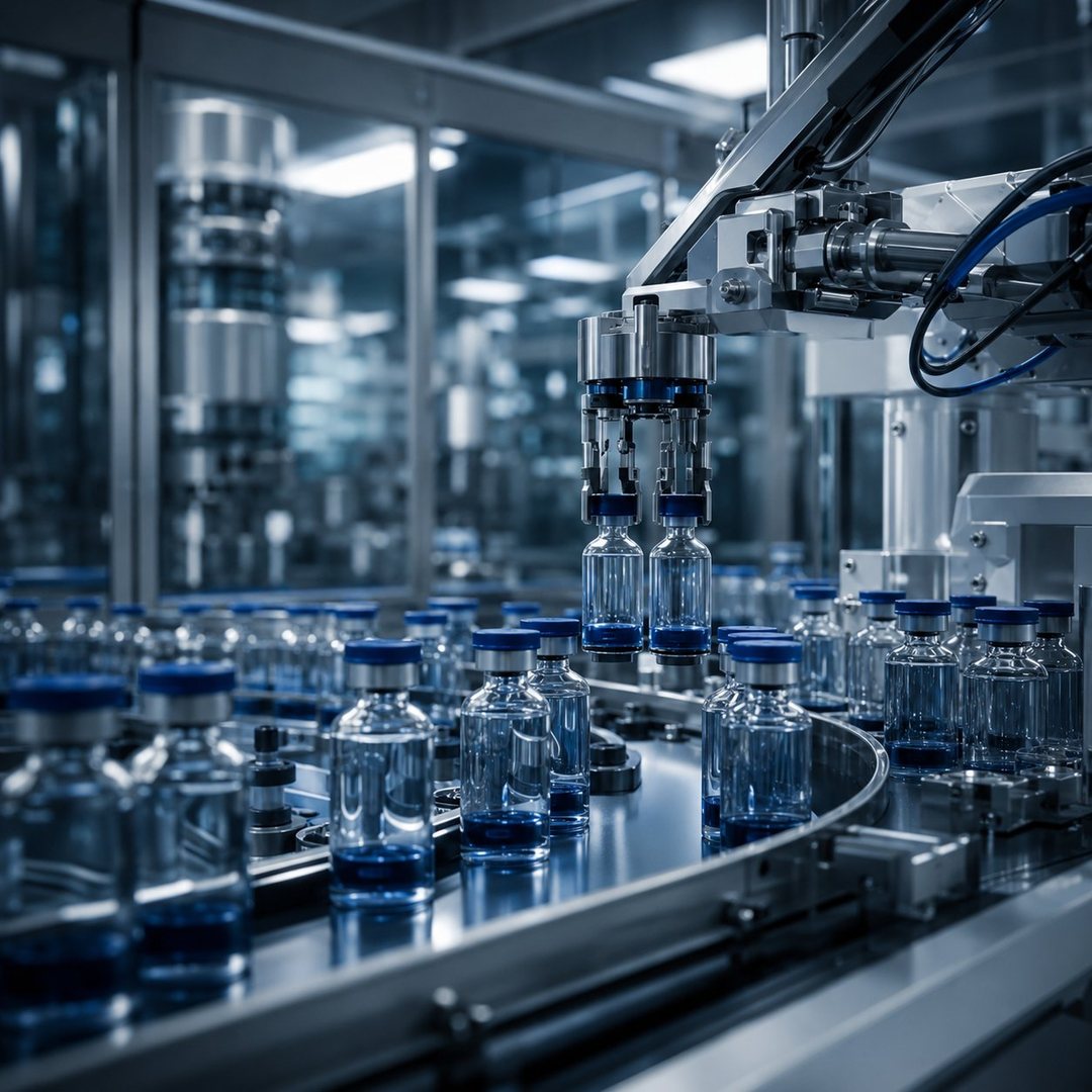 Pharmaceutical & Biotech (GMP) workflow context for a gdGraph controlled-pilot pattern